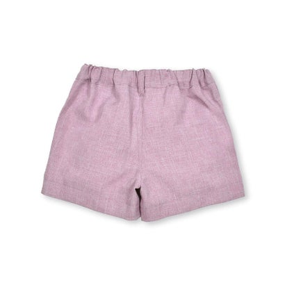 裾カットウエストベルト風キュロットパンツ(95~150cm) （グレー系）｜詳細画像
