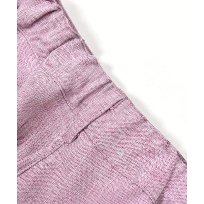 裾カットウエストベルト風キュロットパンツ(95~150cm) （グレー系）｜詳細画像