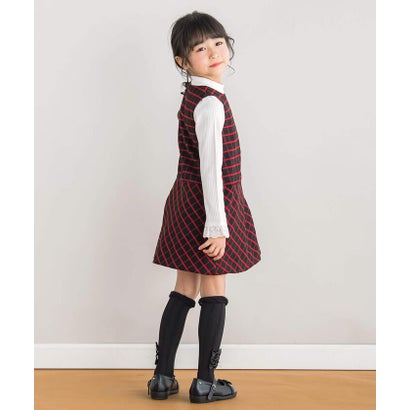【店舗限定】サイドリボン3連ハイソックス(17~24cm) （オフホワイト）｜詳細画像