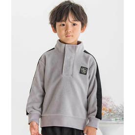 【店舗限定】ボアヘンリーネックプルオーバー(95～160cm) （グレー）