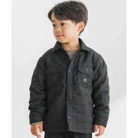 【店舗限定】三角キルティングジャケット(95～150㎝) （ブラック）