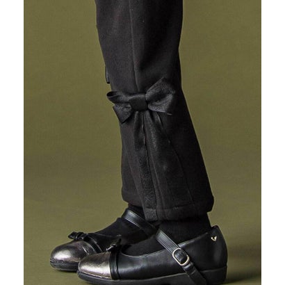 リボンテープ ロングパンツ(95~160cm) （オフホワイト）｜詳細画像