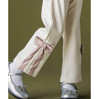 リボンテープ ロングパンツ(95~160cm) （オフホワイト）｜詳細画像