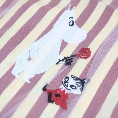 ムーミン バッグ チュールバッグ Rose 北欧 ワタナベ 手提げかばん キャラクター グッズ｜詳細画像