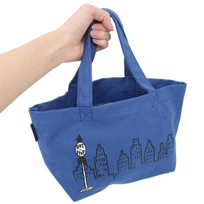 アイムドラえもん ランチバッグ ランチトート ヴィンテージシリーズ ストリート サンリオ ワタナベ お弁当かばん ミニトート アニメキャラクター グッズ｜詳細画像