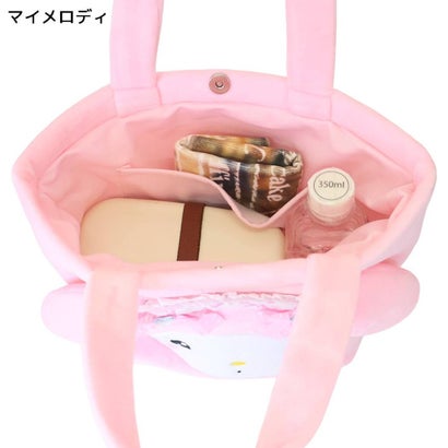 サンリオキャラクターズ トートバッグ ダイカット ミニトート 手さげ ランチバッグ マイメロディ Sanrio ヤスダ通商｜詳細画像