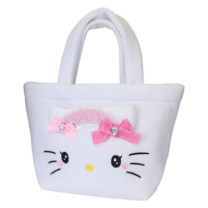 サンリオキャラクターズ トートバッグ ダイカット ミニトート 手さげ ランチバッグ ハローキティ Sanrio ヤスダ通商｜詳細画像