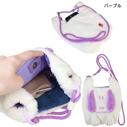 シネマコレクション cinemacollection スヌーピー 肩掛けバッグ ぬいぐるみ ミニ ショルダーバッグ IP.RSmクリプティッドPNTS-1R パープル ピーナッツ ルートート｜詳細画像