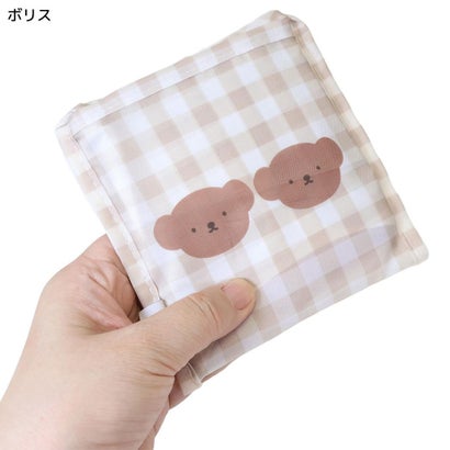 miffy エコバッグ チェック ショッピングバッグ S マイバッグ ボリス ディックブルーナ エフエービージャパン｜詳細画像