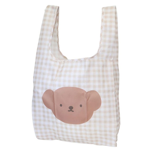 miffy エコバッグ チェック ショッピングバッグ S マイバッグ ボリス ディックブルーナ エフエービージャパン