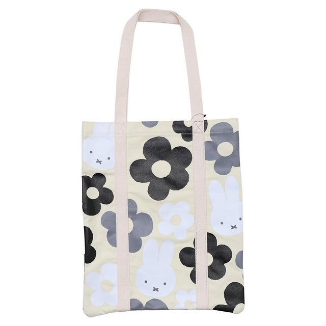 miffy 肩掛けバッグ BIG FLOWER トートバッグ アイボリー ディックブルーナ エフエービージャパン
