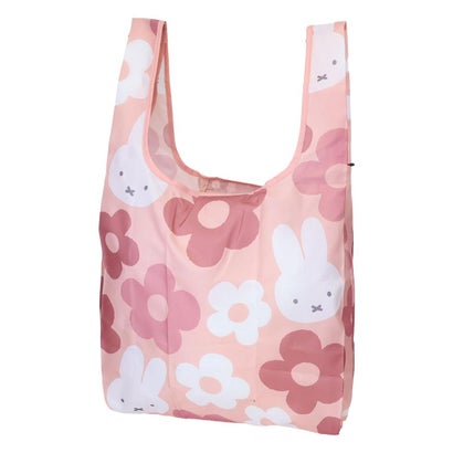 miffy エコバッグ BIG FLOWER ショッピングバッグS ピンク ディックブルーナ エフエービージャパン｜詳細画像