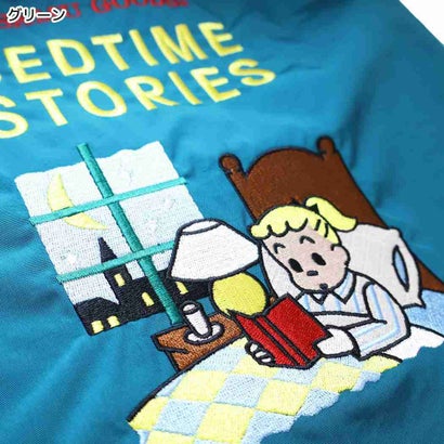 オサムグッズ エコバッグ 刺繍 ショッピングバッグ マイバッグ グリーン Osamu Goods エフエービージャパン｜詳細画像