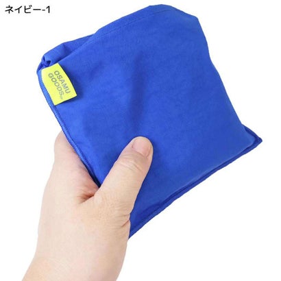 オサムグッズ エコバッグ 刺繍 ショッピングバッグ マイバッグ ネイビー-1 Osamu Goods エフエービージャパン｜詳細画像