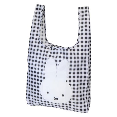 miffy エコバッグ チェック ショッピングバッグ S マイバッグ ミッフィー ディックブルーナ エフエービージャパン｜詳細画像