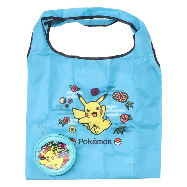 ポケットモンスター ショッピングバッグ ポーチ付きエコバッグ ピカチュウ ポケモン