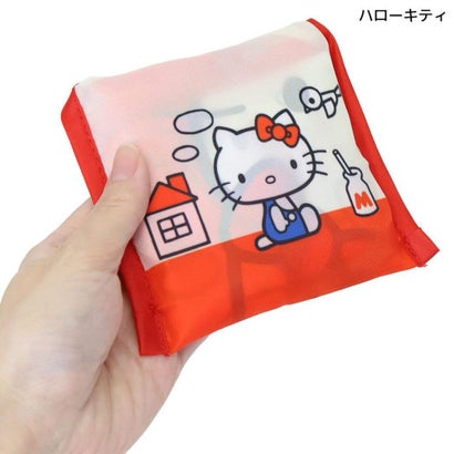 サンリオキャラクターズ エコバッグ ショッピングバッグ アップ ハローキティ Sanrio スモールプラネット｜詳細画像