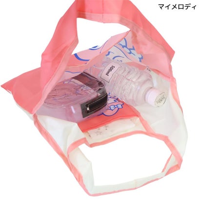 サンリオキャラクターズ エコバッグ ショッピングバッグ アップ マイメロディ Sanrio スモールプラネット｜詳細画像