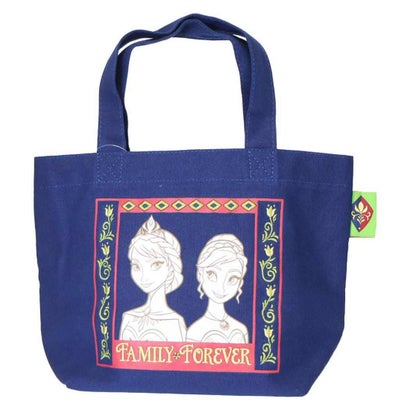 アナと雪の女王 ランチバッグ カラーマチ付き刺繍バッグ クラシックファミリー ディズニー スモールプラネット｜詳細画像