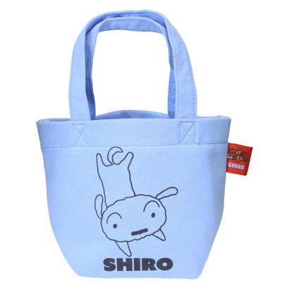 クレヨンしんちゃん ランチバッグ ミニバッグ シロ BL スモールプラネット｜詳細画像