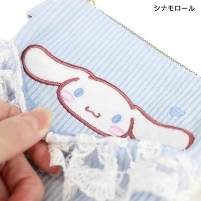 シネマコレクション cinemacollection サンリオ ショルダーバッグ フリル付き ショルダー ポシェット コーデュロイ シナモロール Sanrio 畑山商事｜詳細画像