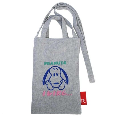 スヌーピー ショルダーバッグ I LIKE... IP.ベビールー.Peanuts-1T ミニトート グレー ピーナッツ ルートート｜詳細画像