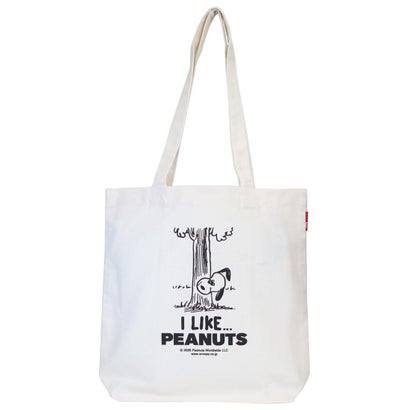 スヌーピー トートバッグ I LIKE... IP.トール.Peanuts-1T アイボリー ピーナッツ ルートート｜詳細画像