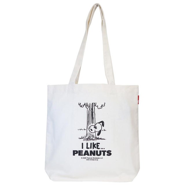 スヌーピー トートバッグ I LIKE... IP.トール.Peanuts-1T アイボリー ピーナッツ ルートート