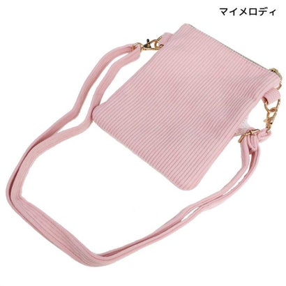 シネマコレクション cinemacollection サンリオ ショルダーバッグ フリル付き ショルダー ポシェット コーデュロイ マイメロディ Sanrio 畑山商事｜詳細画像