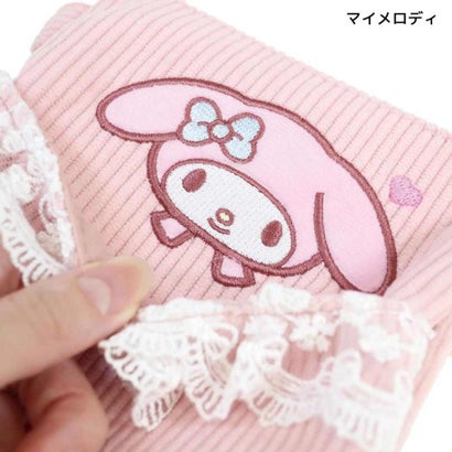 シネマコレクション cinemacollection サンリオ ショルダーバッグ フリル付き ショルダー ポシェット コーデュロイ マイメロディ Sanrio 畑山商事｜詳細画像