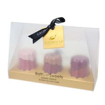 スウィーツメゾン 入浴剤 GROWN UP カヌレフィズ3P sweets meison ノルコーポレーション プチギフト かわいい グッズ 【返品不可商品】 （メーカー指定色）｜詳細画像