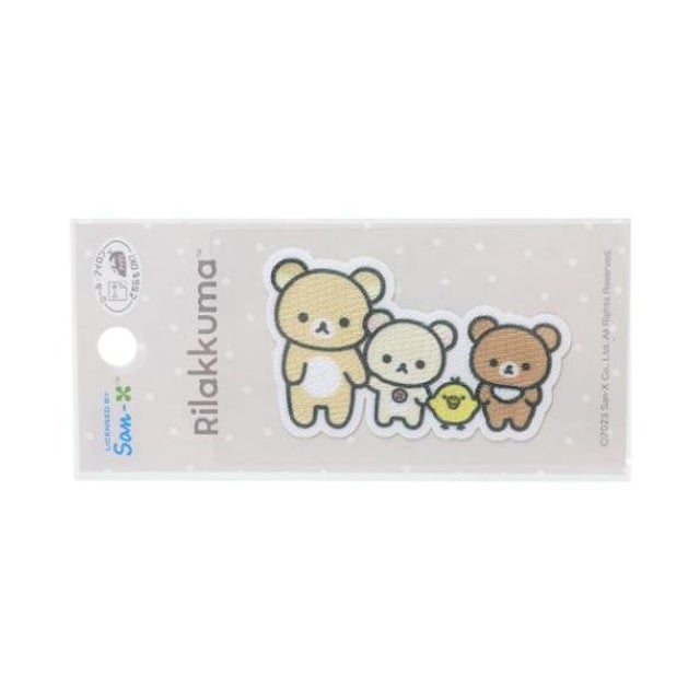 リラックマ ワッペン アイロンパッチシール サンエックス パイオニア 手芸用品 キャラクター グッズ  （メーカー指定色）