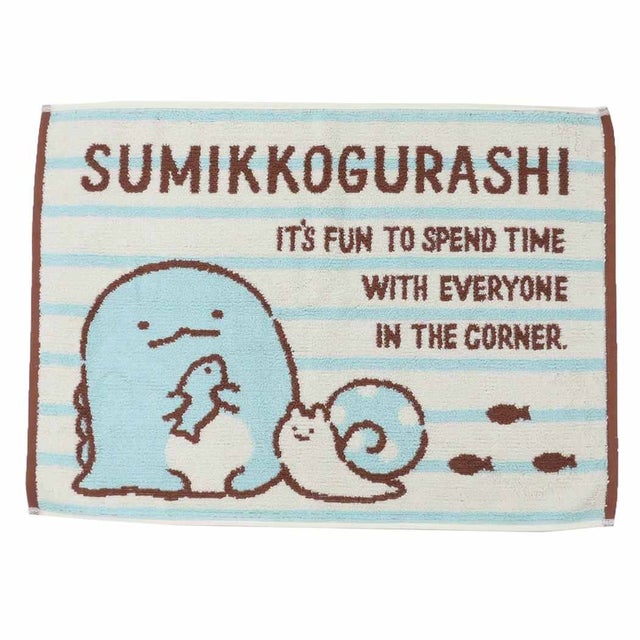 すみっコぐらし バス用品 タオルバスマット とかげの休憩 サンエックス 丸眞 お風呂マット 新生活雑貨 キャラクター グッズ  （メーカー指定色）