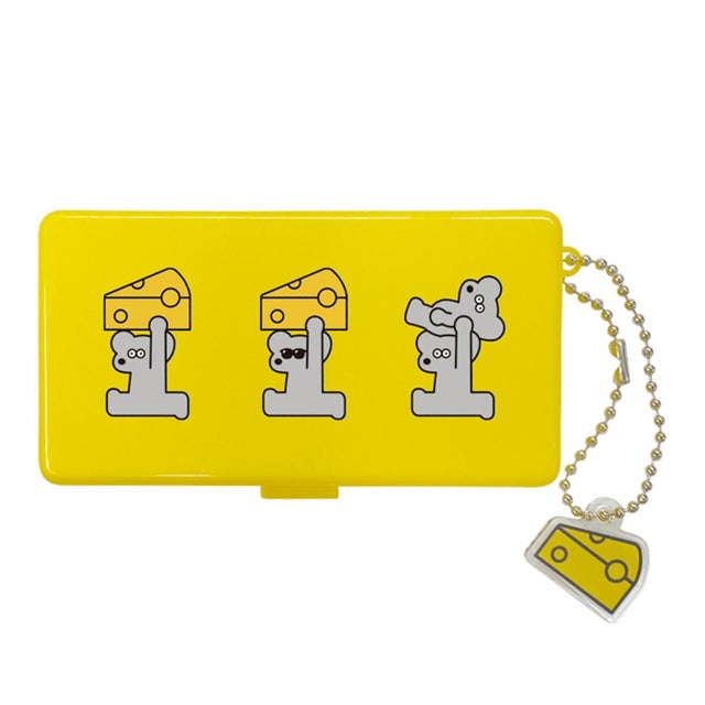 ねずみのANDY ピルケース ミニケース イエロー アンディ アイアップ 小物入れ 収納 かわいい キャラクター グッズ  （メーカー指定色）