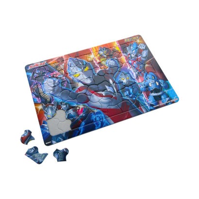 シネマコレクション cinemacollection ウルトラヒーローズ 知育玩具 パズル80P 特撮ヒーロー サンスター文具 おもちゃ 室内遊び 子供 キャラクター グッズ  （メーカー指定色）｜詳細画像