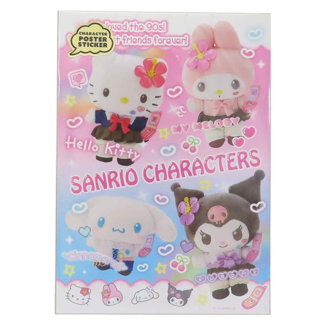 サンリオキャラクターズ ウォールデコステッカー ポスターステッカー 制服 サンリオ スモールプラネット ビッグシール デコレーション キャラクター グッズ  （メーカー指定色）