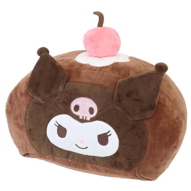クロミ クッション ダイカットクッション クロミロールケーキ サンリオ 丸眞 インテリア キャラクター グッズ  （メーカー指定色）