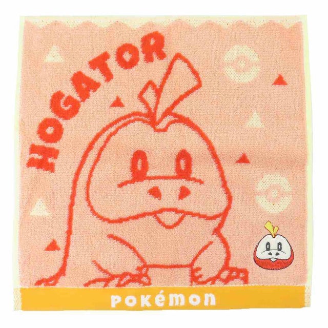 ポケットモンスター ミニタオル ジャガードハンカチタオル O2074ホゲータ ポケモン 林タオル 汗拭きタオル キャラクター グッズ