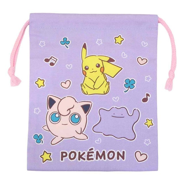 ポケットモンスター 巾着袋 巾着S パープル ポケモン マルヨシ
