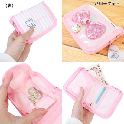 サンリオキャラクターズ キッズウォレット リボンチャーム付RFウォレット ハローキティ Sanrio ラビット｜詳細画像