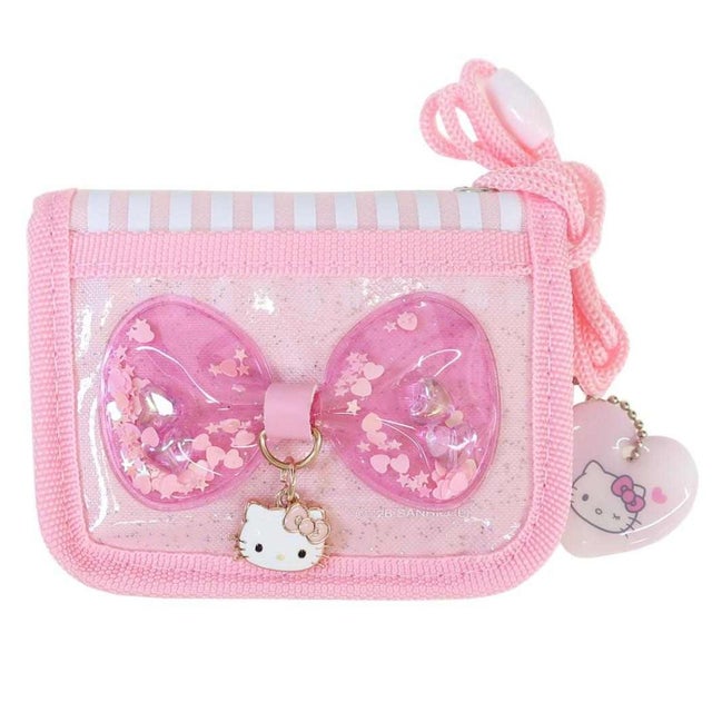 サンリオキャラクターズ キッズウォレット リボンチャーム付RFウォレット ハローキティ Sanrio ラビット