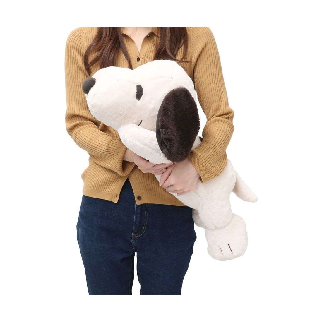 【新品】スヌーピー ぬいぐるみ ふわふわはいはい Ｌ シネマコレクション cinemacollection スヌーピー[ぬいぐるみ キャラ
