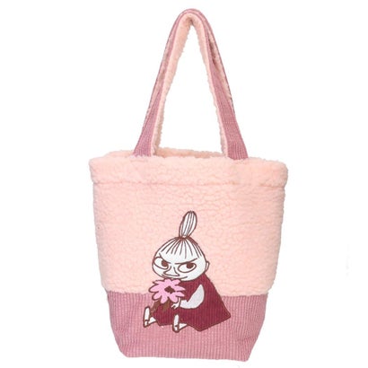 ムーミン ランチバッグ ミニバッグ お花をもって 北欧 丸眞 ミニトート キャラクター グッズ｜詳細画像