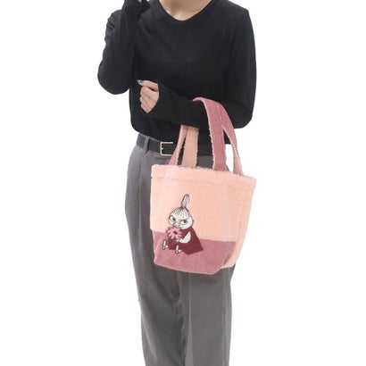 ムーミン ランチバッグ ミニバッグ お花をもって 北欧 丸眞 ミニトート キャラクター グッズ｜詳細画像