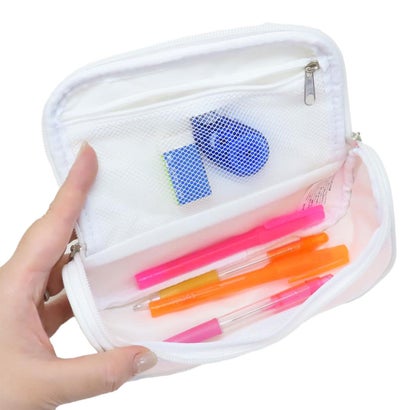 ペンケース オープンキャリーペンポーチ チャミーノベル 新入学 クーリア 筆箱 新学期準備文具 シンプル グッズ｜詳細画像