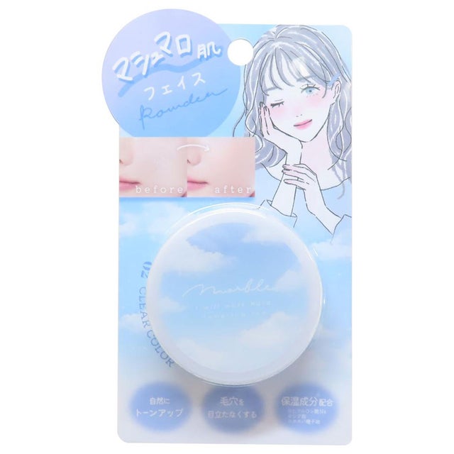 コスメ雑貨 マシュマロ肌フェイスパウダー クリアカラー クーリア トーンアップ 毛穴カバー グッズ 【返品不可商品】
