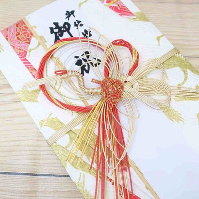 祝儀袋 金封 1枚入 金寿 結婚 御祝 無地 伊予結納センター ご祝儀袋 短冊付き グッズ｜詳細画像