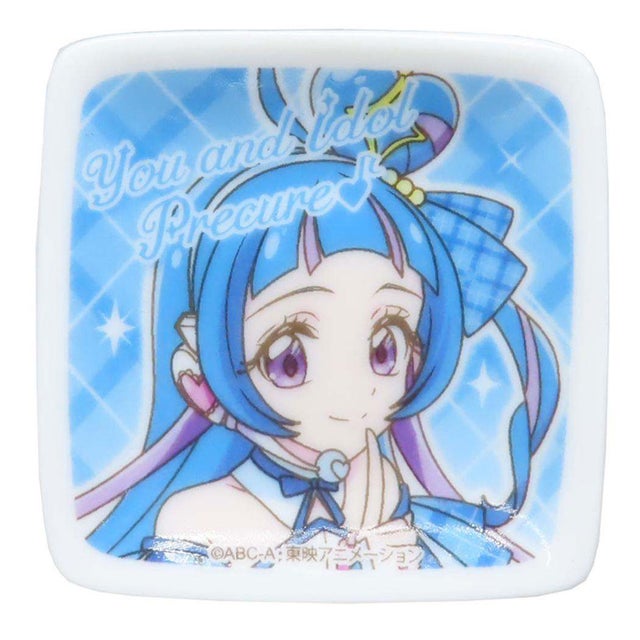 キミとアイドルプリキュア キッズ食器 プチ角小皿 キュアウインク 金正陶器 女の子 子ども 子供 アニメキャラクター グッズ 【返品不可商品】