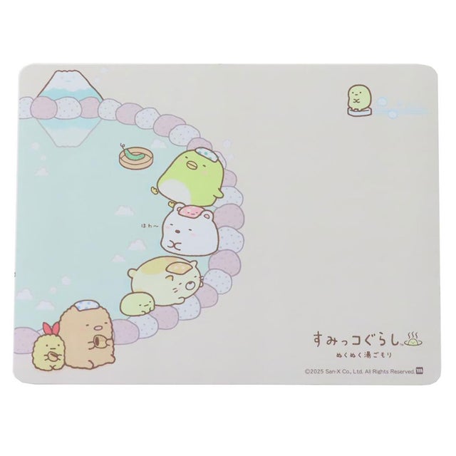 すみっコぐらし バス用品 珪藻土マット ぬくぬく湯ごもり サンエックス 丸眞 吸水 速乾 キャラクター グッズ