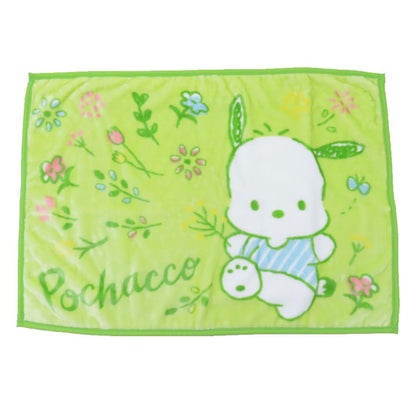 シネマコレクション cinemacollection ポチャッコ ひざ掛け毛布 ブランケット お花畑とポチャッコ サンリオ 丸眞 ウォーマー雑貨 防寒用品 キャラクター グッズ｜詳細画像